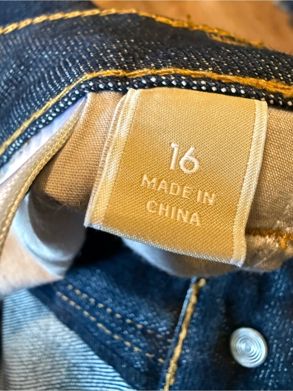 Michael Kors Dark Blue Wide Leg Jeans - Picture 6 of 6